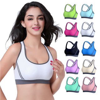 (S-L)ชุดชั้นในออกกำลังกาย Nice Sports Bra มี 6 สี # 1351