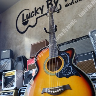 (พร้อมส่ง🚚) Guitar Kazuki กีตาร์โปร่ง 39 นิ้ว สีซันเบิส (ทรงเว้า) กีต้าร์โปร่ง รุ่น KZ-39 (จัดส่งด่วนทั่วประเทศ)