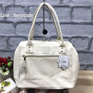 Anello PU Leather boston bag ส่งฟรีEMS