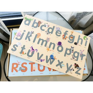 Alphabet ABC training board ของเล่นเด็กแนวมอนเตส