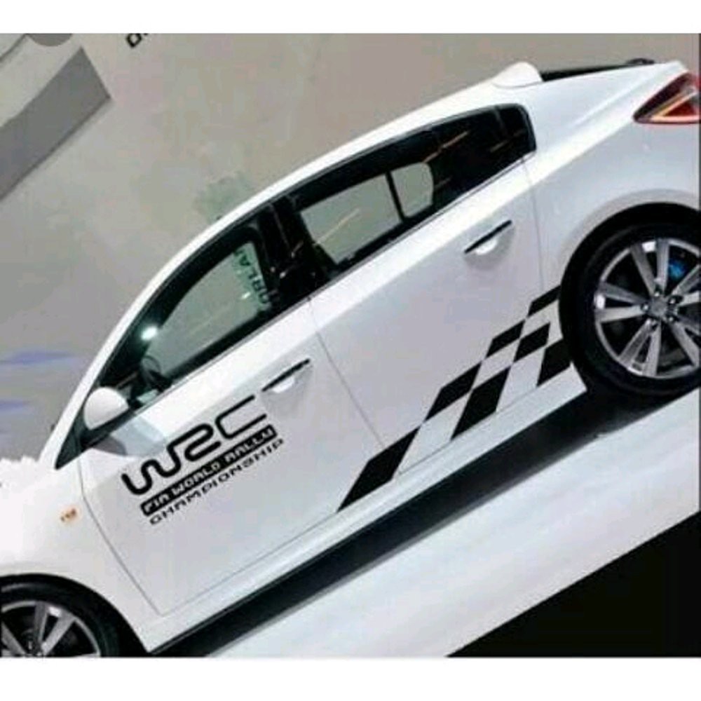 สติ๊กเกอร์ธง Wrc, brio accor agya alya terios xpander สติ๊กเกอร์ติดรถ, สติ๊กเกอร์สากล