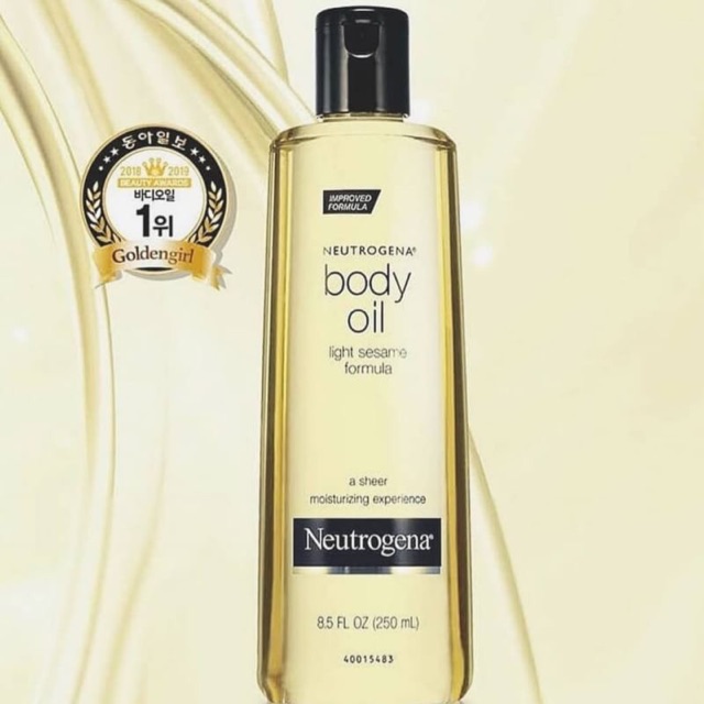 Neutrogena Body Oil Light Sesame Formula Fragrance