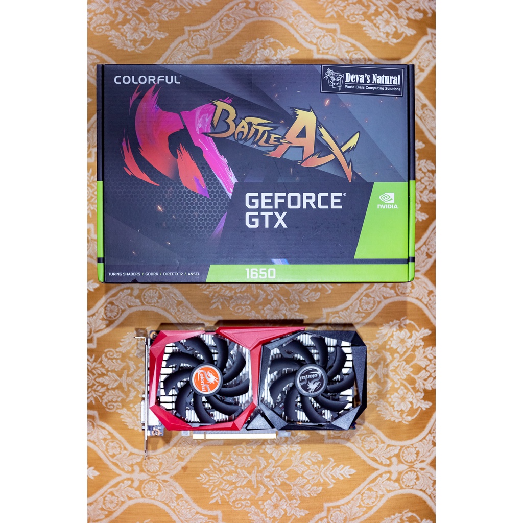 Colorful การ์ดจอ Nvidia Geforce GTX 1650 NB 4GD6-V