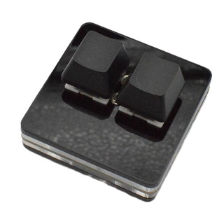 #affordablepriceBlack 2-key Keypad Mini Keyboard Copy And Paste OSU SayoDevice Shortcut Keycaps Mechanical Y4W0