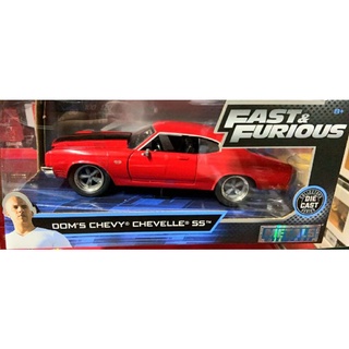 ✅โมเดลรถเหล็ก Fast รุ่นChevy Chevelle SS สเกล1:24