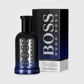 HUGO BOSS BOTTLED NIGHT EDT 100ML ของแท้นำเข้า ไซส์จริง