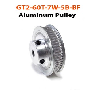 GT2-60T-7W-5B-BF-Aluminum-Pulley GT2-60T-7W-5B-BF Aluminum พลูเล่