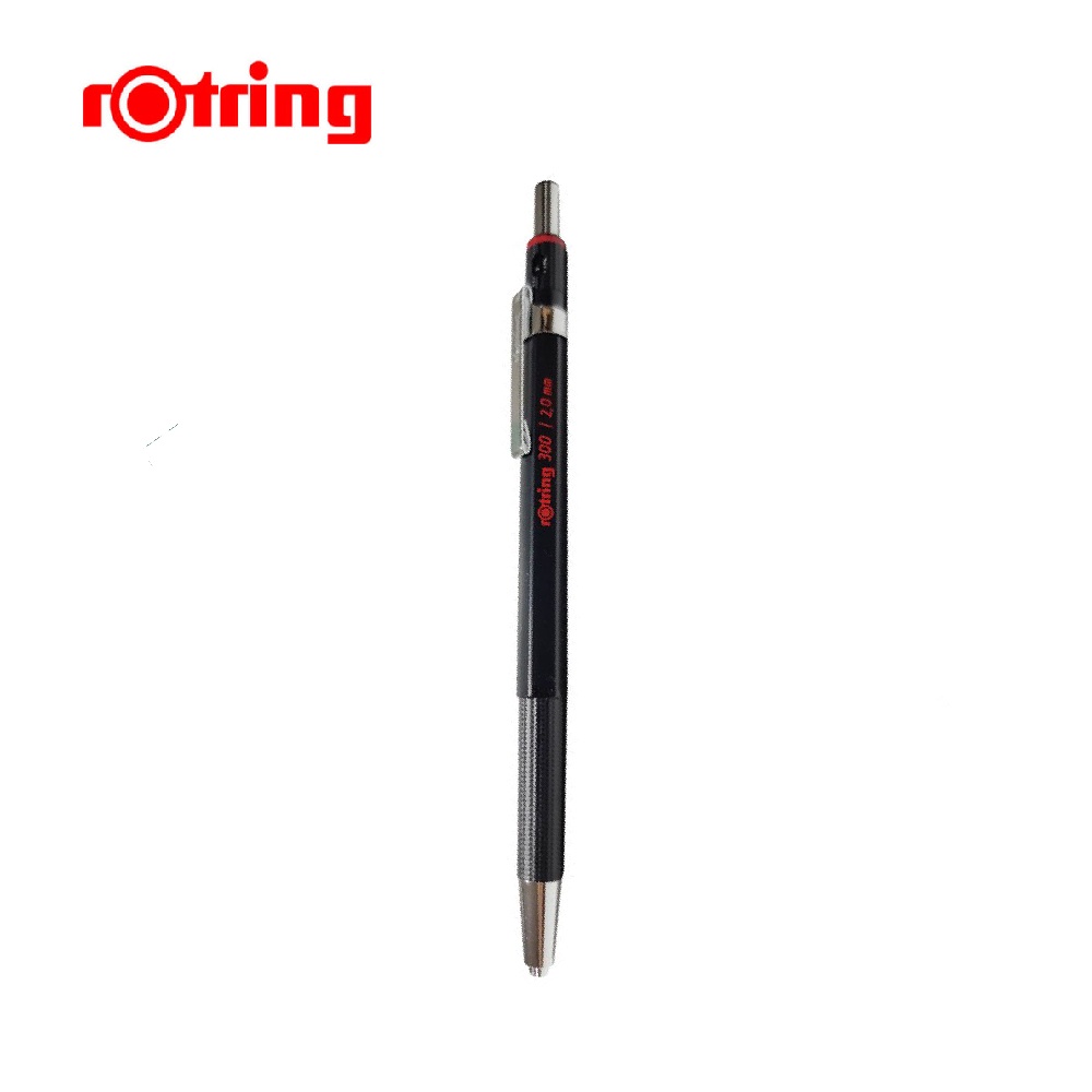 ดินสอกดไส้ใหญ่ ดินสอเขียนแบบ ดินสอกด 2B 2 mm. ROTRING 300  (1 ด้าม) [S24]