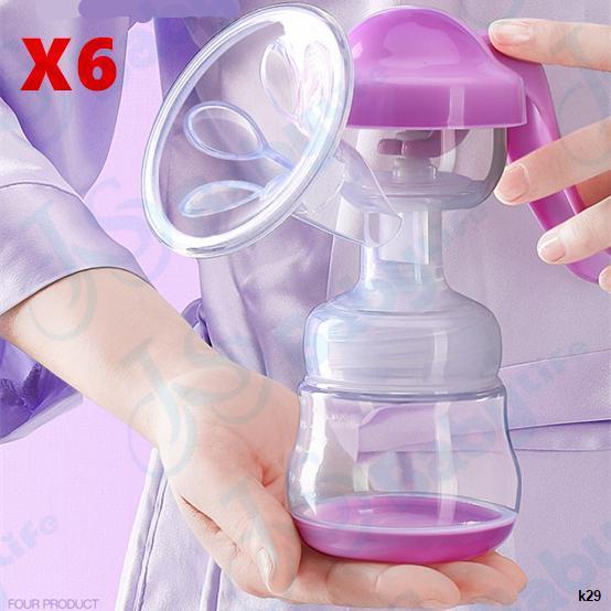 ☜✺baby style เครื่องปั๊มนม แบบปั๊มมือ 150ml นวดง่าย อ่อนโยน สบายมือ ไม่มีสาร BPA รุ่น：X6