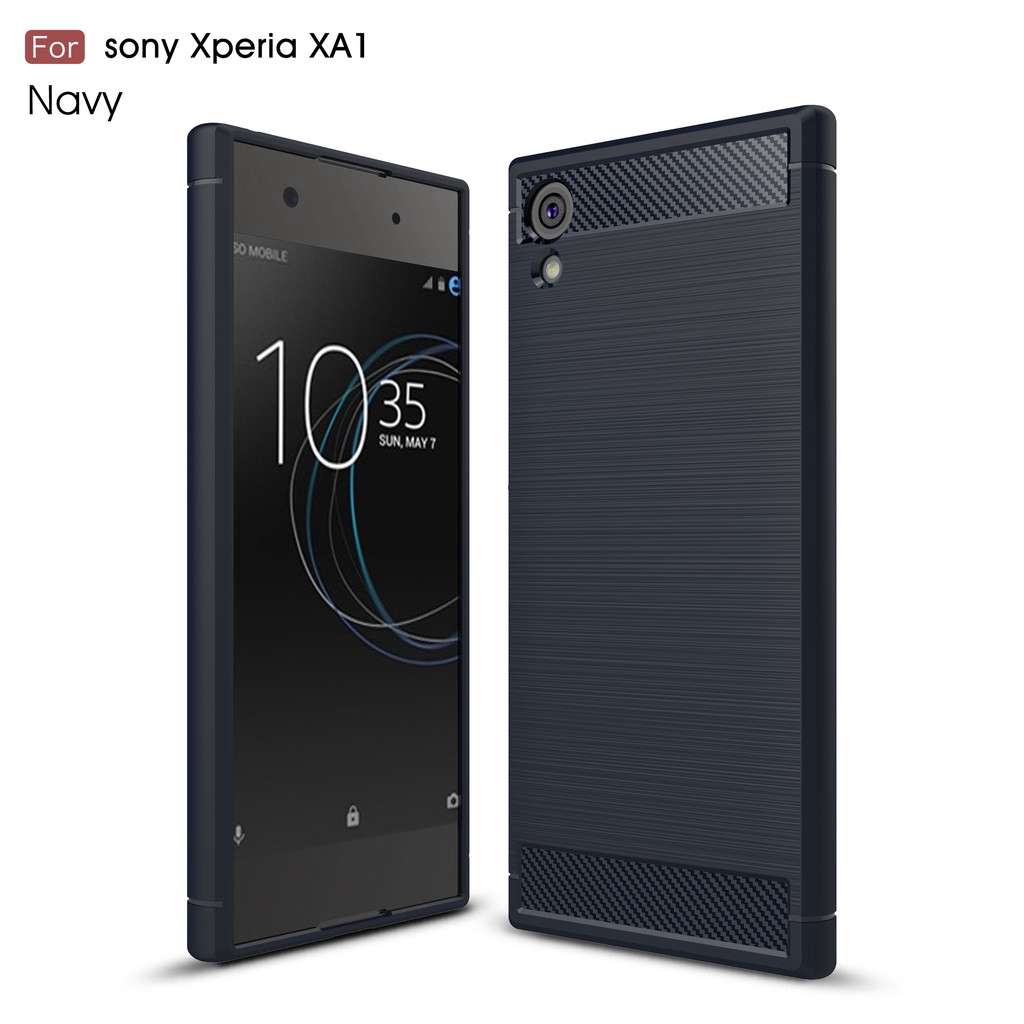 Sony Xperia XA1 Case XA1 Ultra Case XA1 Plus Case Shock Proof Cover Silicone Casing Brushed