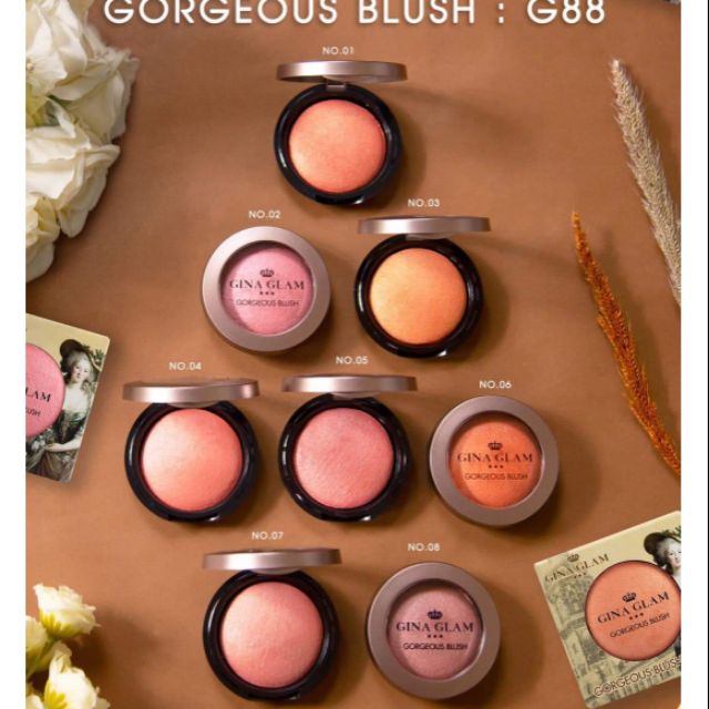 บ​ลัช​ออน​ Gina Glam​  G88