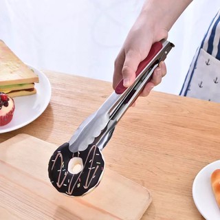 ที่คีบอาหาร ที่คีบ Stainless Steel Food Tongs ที่คีบสแตนเลส คีมคีบอาหาร