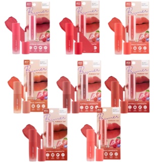 (1ชิ้น) ใหม่ BaBy Bright Primer Powder Tint ลิปทินท์ เบบี้ไบร์ท ไพรเมอร์ พาวเดอร์ 2.4กรัม