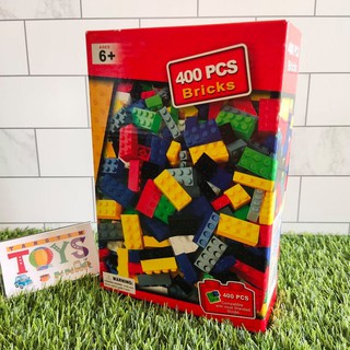 💰 Tangtemtoys 💰LEGO ตัวต่ออิสระ เลโก้ ของเล่นเสริมพัฒนาการ เสริมพัฒนาการเด็ก ตัวต่อเสริมทักษะ 400 ตัว 1:1