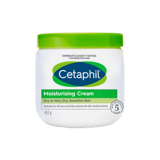 เซตาฟิล Cetaphil Moisturising Cream ครีมบำรุงผิว ให้ความชุ่มชื้น คืนความแข็งแรงให้ผิวบอบบางแพ้ง่าย 453 g.