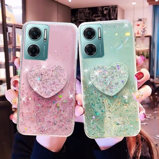 เคสโทรศัพท์ Casing phone Xiaomi Redmi 10 5G 10C 10A Mi 12 Lite Pro 4G 2022 NEW Hot sale Phone Case Glitter Starry Sky Soft TPU Case with Love Stand for REDMI105G
