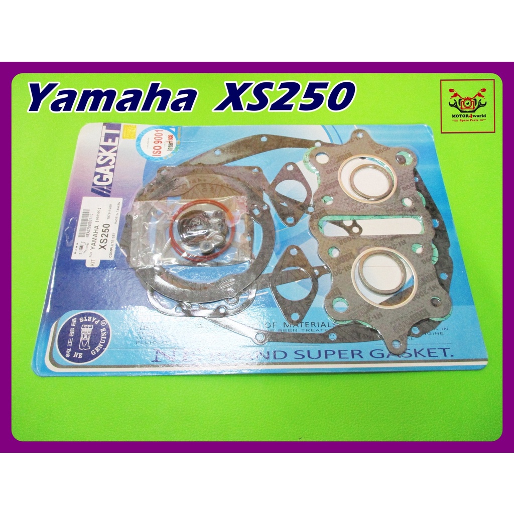 ENGINE GASKET COMPLETE SET For YAMAHA XS250 // ปะเก็นเครื่อง ชุดใหญ่ ครบชุด ไม่มีแร่ใยหิน