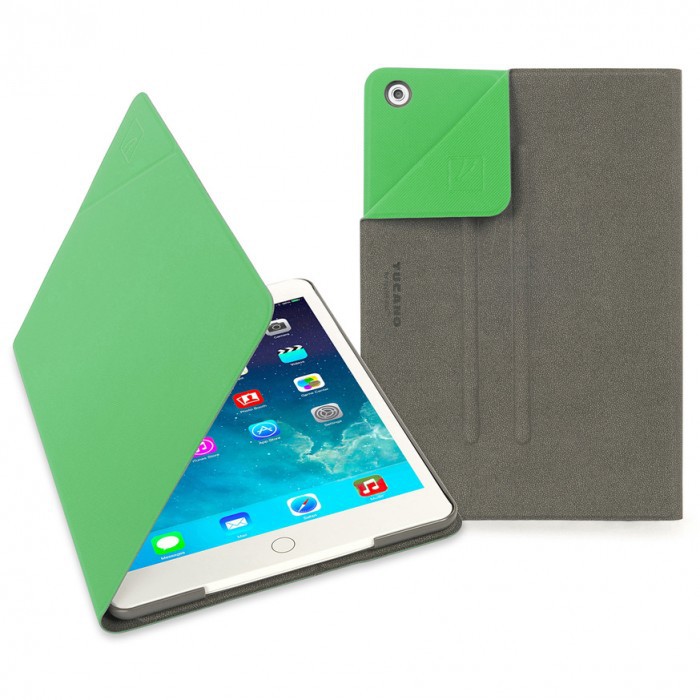 Tucano Original Folio Case Cover Angolo สําหรับ Apple iPad Air - สีเขียว