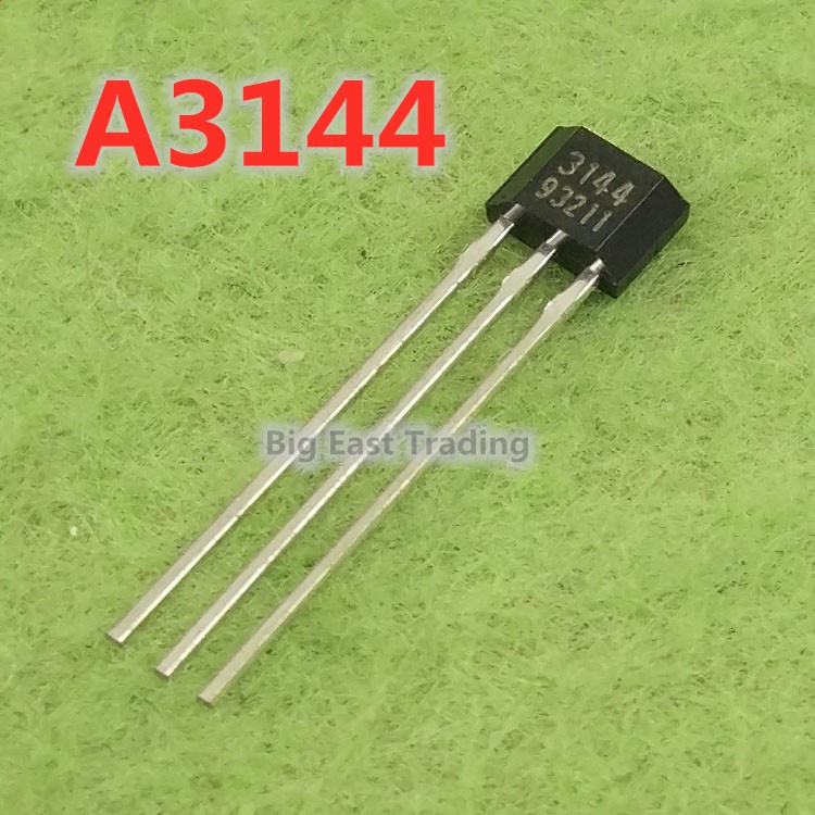 100PCS A3144E A3144 TO92 TO-92 3144 Hall Effect Sensor ทรานซิสเตอร์,รับประกันคุณภาพ betterway