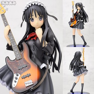 Model Figure งานแท้ Original K-On! เค-อง! ก๊วนดนตรีแป๋วแหวว Mio Akiyama อากิยามะ มิโอะ School Festival ชุดแม่บ้าน