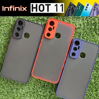 เคส ยาง TPU ขอบกันกระแทก ( คละสี)  สำหรับ Infinix Hot 11