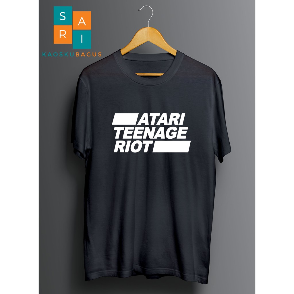 Atari Youth Riot Distro เสื้อยืด Cool Mens Womens เสื้อยืด