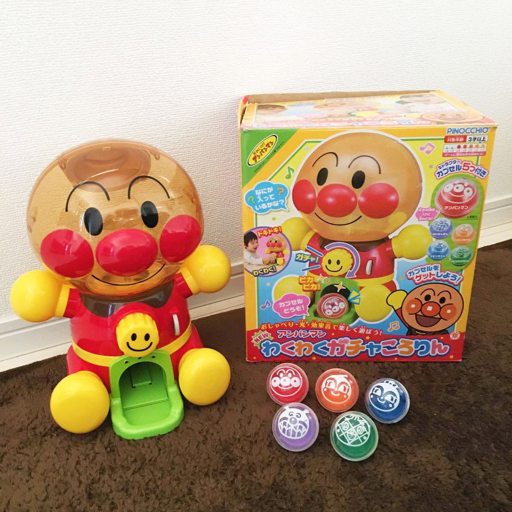 🔥เครื่องเกม Anpanman Mini Clip Capsule Candy Home ของเล่นเด็กของขวัญเด็กอายุตั้งแต่ 2 ขวบ