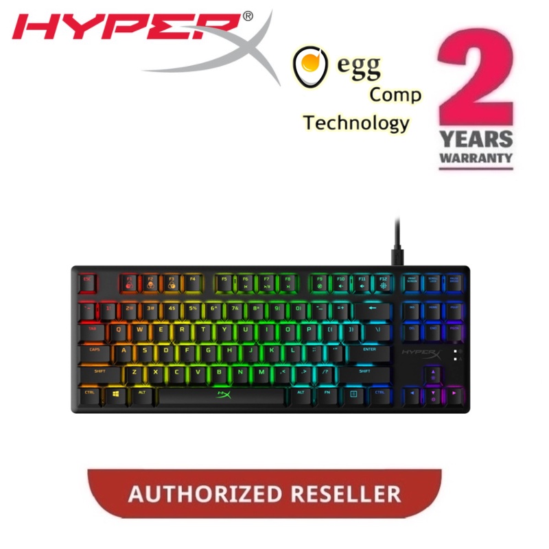 HyperX Alloy Origins Core Mechanical Gaming Keyboard (4P5P1AA ABA/ 4P5P3AA ABA/ HX-KB7BLX-US)