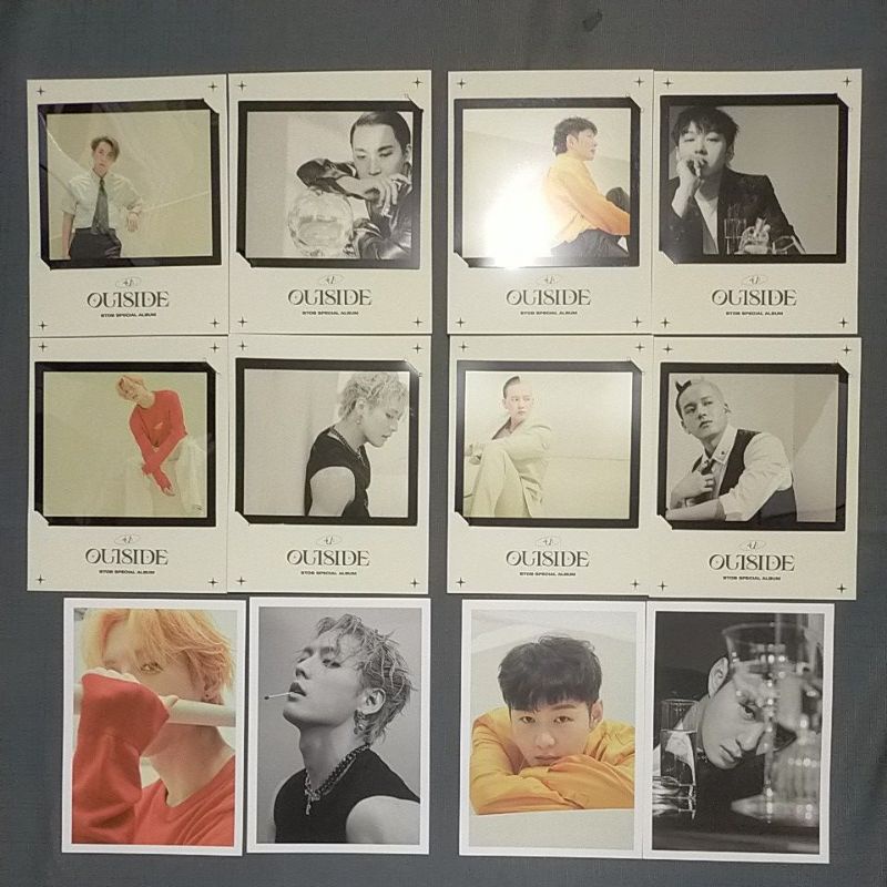 BTOB OUTSIDE PHOTOFILM POSTARD AWAKE SILENT VERSION EUNKWANG MINYUK CHANGSUB HYUNSIK ILHOON SONGJAE
