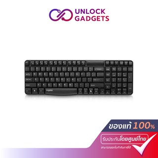 Rapoo (คีย์บอร์ดไร้สาย) E1050 2.4G Anti-Splash Wireless Keyboard