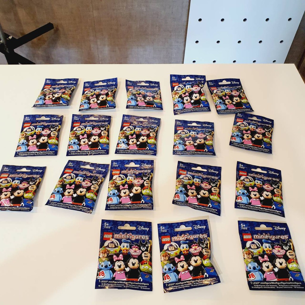 ของแท้ ยังไม่แกะซอง Lego 71012 Minifigures Disney Series 1 ครบทุกตัว ทั้งหมด18ตัว