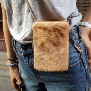 Kangaroo leather bag กระเป๋าขนจิงโจ้แท้ จาก ออสเตรเลีย iphone bag