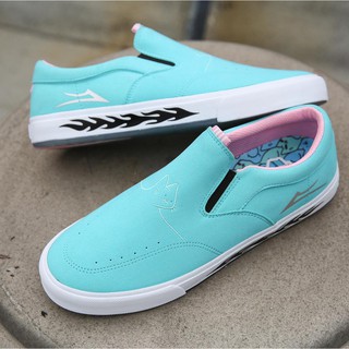 รองเท้าสเก็ตบอร์ดหนังกลับ Lakai X Leon Karrson มีของพร้อมส่ง