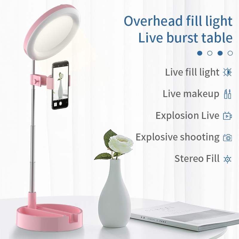 【COD】 6'' LED Folding One Body Ring Light Tricolor Fill Light For ...