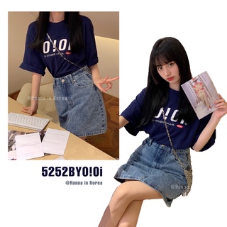 [S-5XL] 5252oioi เสื้อยืดคอกลม แขนสั้น ทรงหลวม สไตล์ใหม่ แฟชั่นฤดูร้อน สําหรับผู้ชาย และผู้หญิง