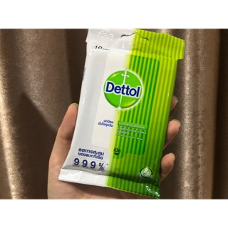 💥💥พร้อมส่งฉลากไทย💥ทิชชู่เปียก dettol เดทตอล ฆ่าเชื้อแบคทีเรีย99.9%