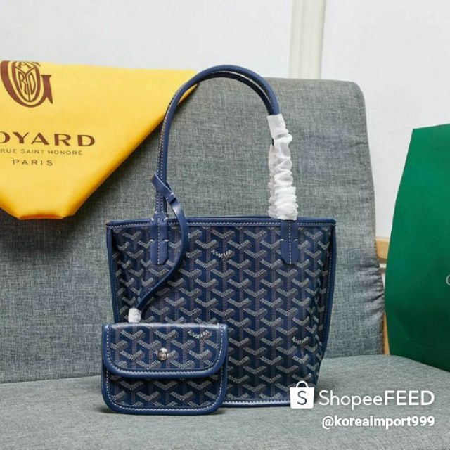 navy blue goyard bag