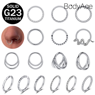 Bodyace จิวจมูกไทเทเนียม G23 16G 1 ชิ้น