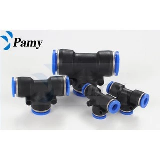 PAMY MPE PE ข้อต่อลม ข้อต่อลมสามทาง สามทาง 6mm ออกใบกำกับภาษีได้ สินค้าพร้อมส่ง ส่งไว FITTING