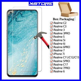 กระจกนิรภัยกันรอยหน้าจอ สําหรับ Realme C2 C3 3 3PRO 5 5i 6i 6pro 7 7i C11 C12 C15 5PRO C17 7PRO