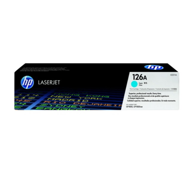ตลับหมึกโทนเนอร์ สีฟ้า HP 126A (CE311A) -CE313A