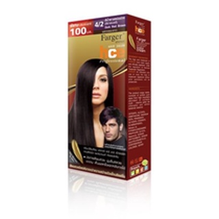 🌟 ครีมเปลี่ยนสีผม 4/2 สีน้ำตาลหม่นม่วง (สีราสเบอรี่) ฟาเกอร์ FARGER HAIR CARE EXPERT PERMANENT COLOR CREAM