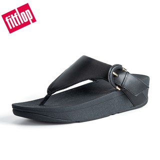 FITFLOP รองเท้าสุขภาพผู้หญิง รุ่น LOTTIE BUCKLE X63 MUSTARD BLACK