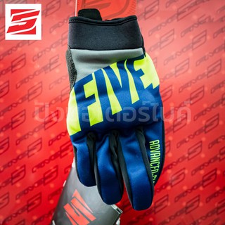 ถุงมือมอเตอร์ไซค์ FIVE GLOVE รุ่น GLOBE REPLICA สี GAMMA FLUO YELLOW