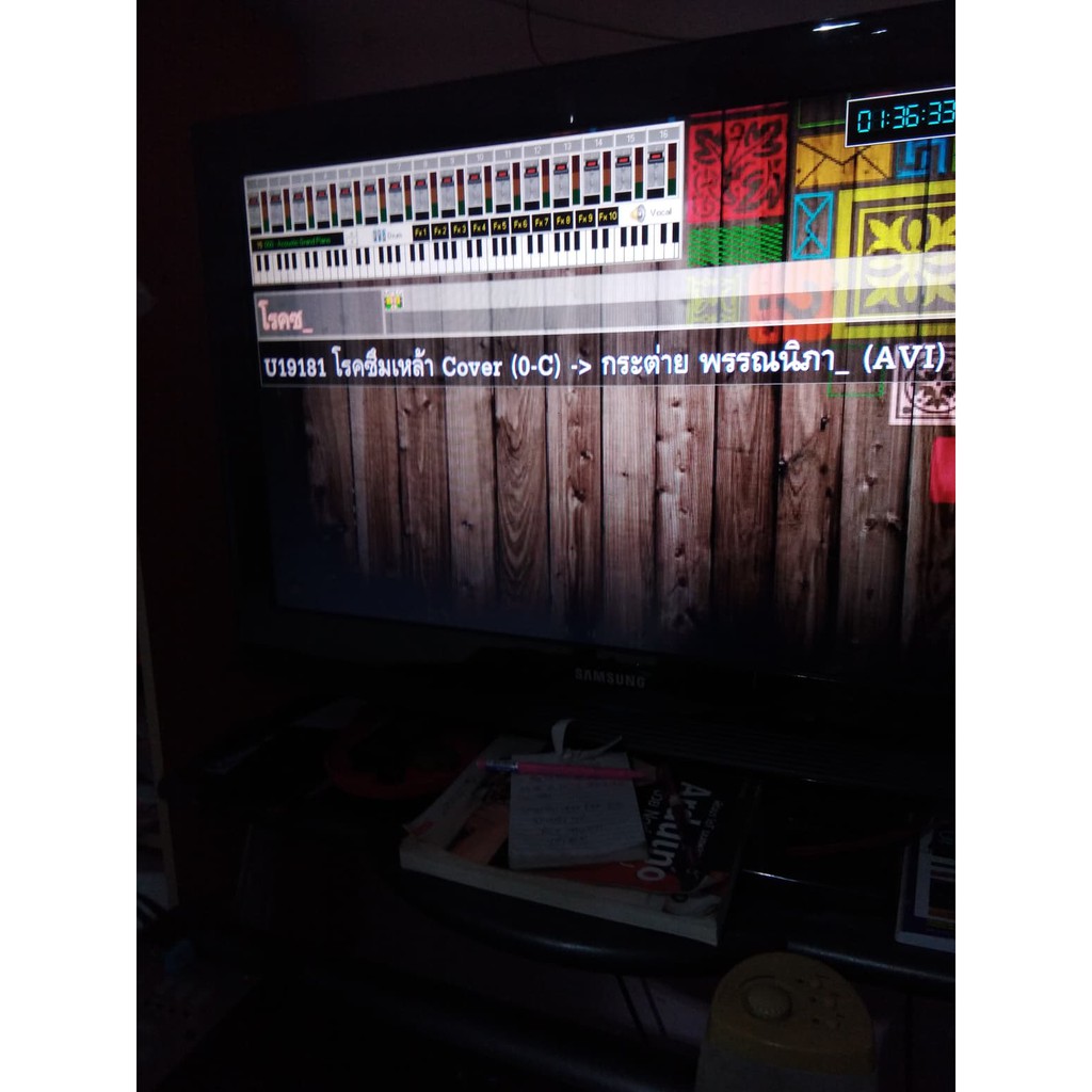 โปรแกรม karaoke MVแท้ เปิด-ปิด เสียงร้อง + - คีย์ ได้ update ล่าสุด 2หมื่นกว่าเพลง พร้อมHDD ต่อคอม ร