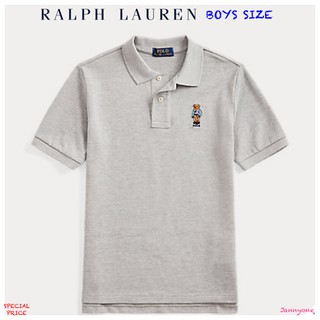 RALPH LAUREN PREPPY BEAR COTTON MESH POLO ( BOYS SIZE 8-20 YEARS )