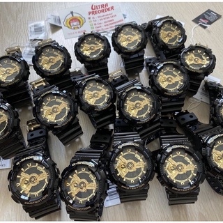 Casio G-Shock Gold Black ดำทองสุดคลาสสิค GA-110GB-1 ,BA-110-1A