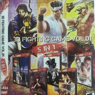 แผ่นเกมส์ ps2 3D Fighting Game Vol.01 5in1