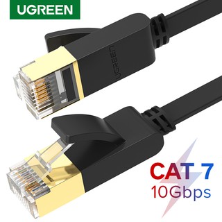 UGREEN สายเคเบิ้ล Langreen Cat7 Ethernet อุปกรณ์เสริมสําหรับคอมพิวเตอร์ 8 เมตร / 10 เมตร / 15 เมตร / 20 เมตร