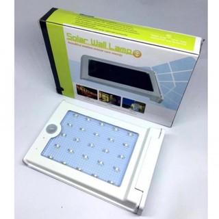 โคมไฟ LED Solar Lamp พร้อมเซนเซอร์ตรวจจับการเคลื่อนไหว ขนาด2.5วัตต์